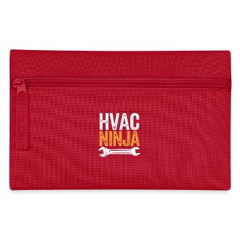 HVAC Ninja – Invisible Professional - Pencil Case - red - Front