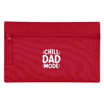 Chill Dad Mode - Pencil Case - red - Front
