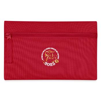 New Year Crew 2025 – Tenue du réveillon du Nouvel An Femme Homme - Trousse - rouge - Devant