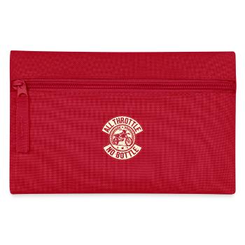 For motocross fans: Only speed counts - Pencil Case - red - Front