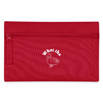 What the said by the Duck - Pencil Case - red - Front