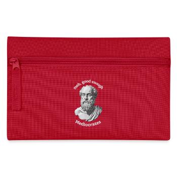 Minimalism meets philosophy - Pencil Case - red - Front