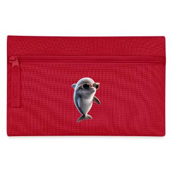 Dauphin Plongeur Dauphins Océan Dauphins mignons Dauphin - Trousse - rouge - Devant