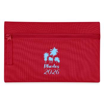 Style Palmier Rhodes 2026 - Trousse - rouge - Devant