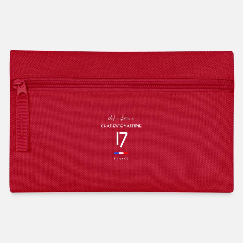 CHARENTE-MARITIME Numéro 17 Nouvelle Aquitaine - Trousse - rouge