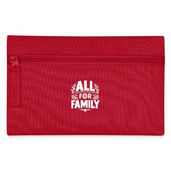 All for Family - Pencil Case - red - Front