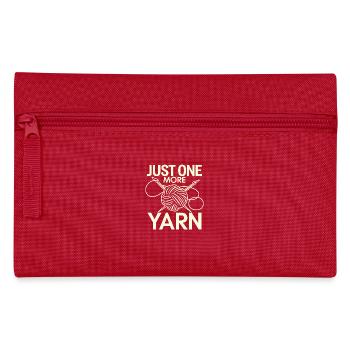 Wolle statt Worte - Federtasche - Rot - Vorne