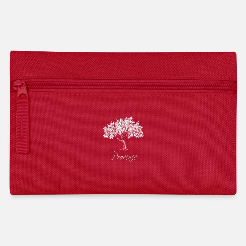 Arbre olivier méditerranéen blanc Provence, chic - Trousse - rouge