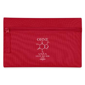 Chemiker Kaffee - Federtasche - Rot - Vorne