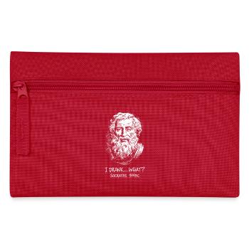 Philosophical humor for thinkers - Pencil Case - red - Front