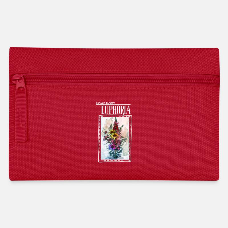 Conception de fleurs d’euphorie - Escape Society - Trousse - rouge