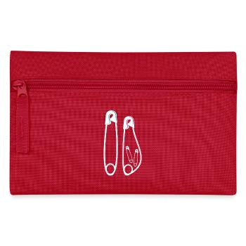 Annonce jumeaux filles biologiques - Trousse - rouge - Devant