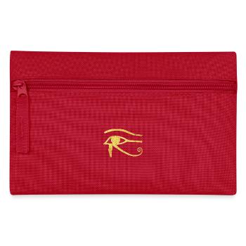 Oeil d’Horus Protection Puissance Symbole Egypte Udjat - Trousse - rouge - Devant