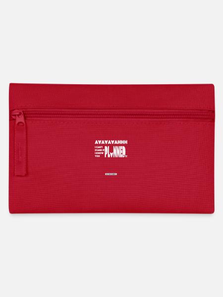 sabotage front black - Federtasche - Rot