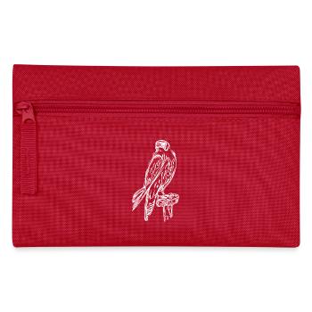 Faucon élégant avec des ailes et des griffes - Trousse - rouge - Devant