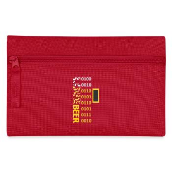 LOVE BEER BINARY 400 - Federtasche - Rot - Vorne