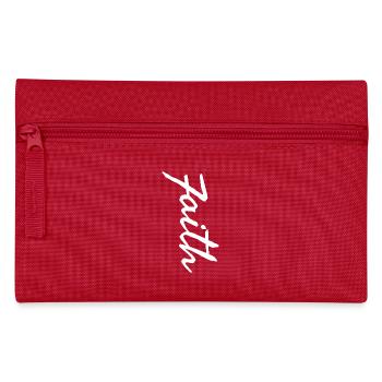 Glaube - Federtasche - Rot - Vorne