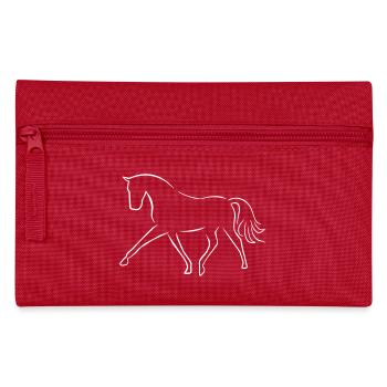 Cheval de dressage - Trousse - rouge - Devant
