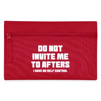 Rave Techno Party Ne M’invite Pas À Afters Drôle - Trousse - rouge - Devant