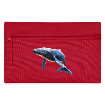 Baleine bleue Baleine Baleines bleues Baleines Chant Baleine Plongeur Baleines Océan - Trousse - rouge - Devant
