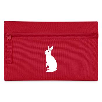 Albino Rabbit - Pencil Case - red - Front