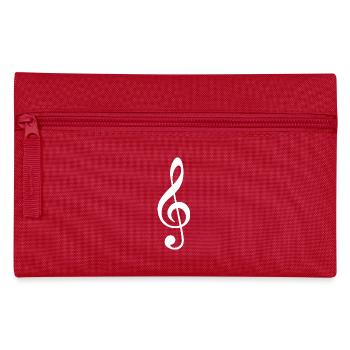 Cle de Sol white - Pencil Case - red - Front