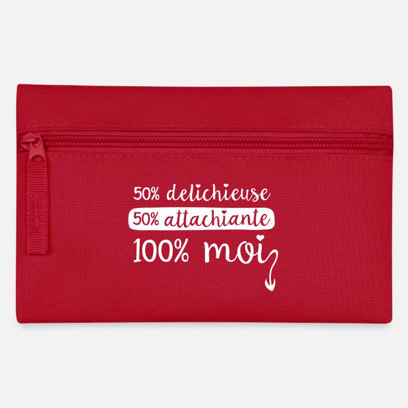Attachiante - Delichieuse - Trousse - rouge