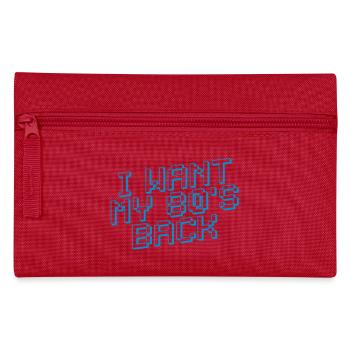 JE VEUX MON RETOUR DES ANNÉES 80 Rétro Années 80 - Trousse - rouge - Devant
