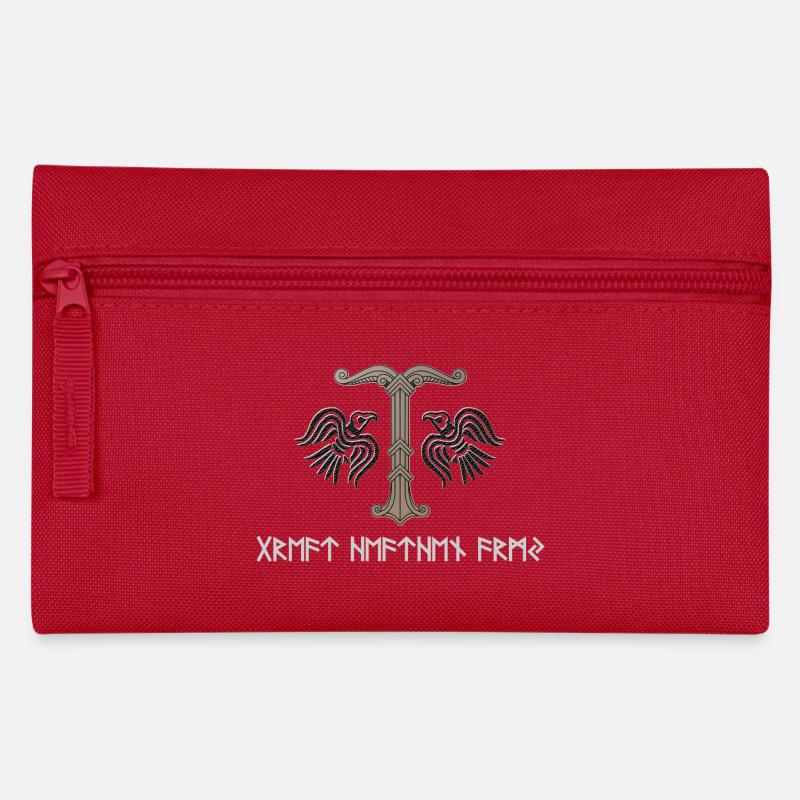 Odinist Order Great Heathen Army - Pencil Case - red