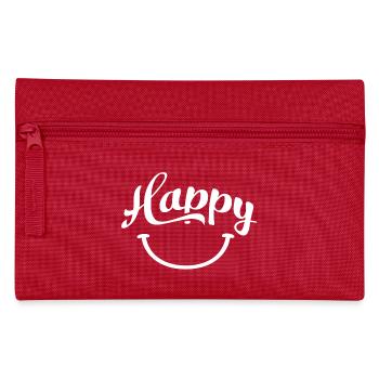 happy quotes positive quote cute love positivity - Pencil Case - red - Front