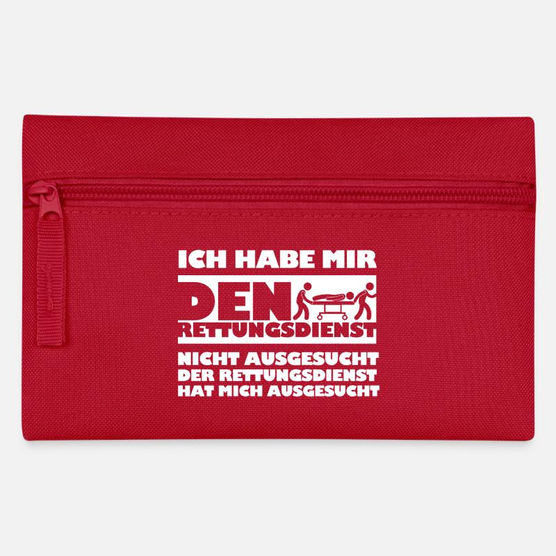 Rettungsdienst - Federtasche - Rot