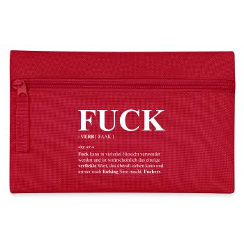 Fuck Verb - Federtasche - Rot - Vorne