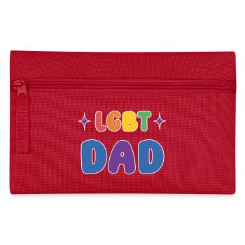 LGBTQ-Pride-Monat - LGBT-Vater - Federtasche - Rot - Vorne