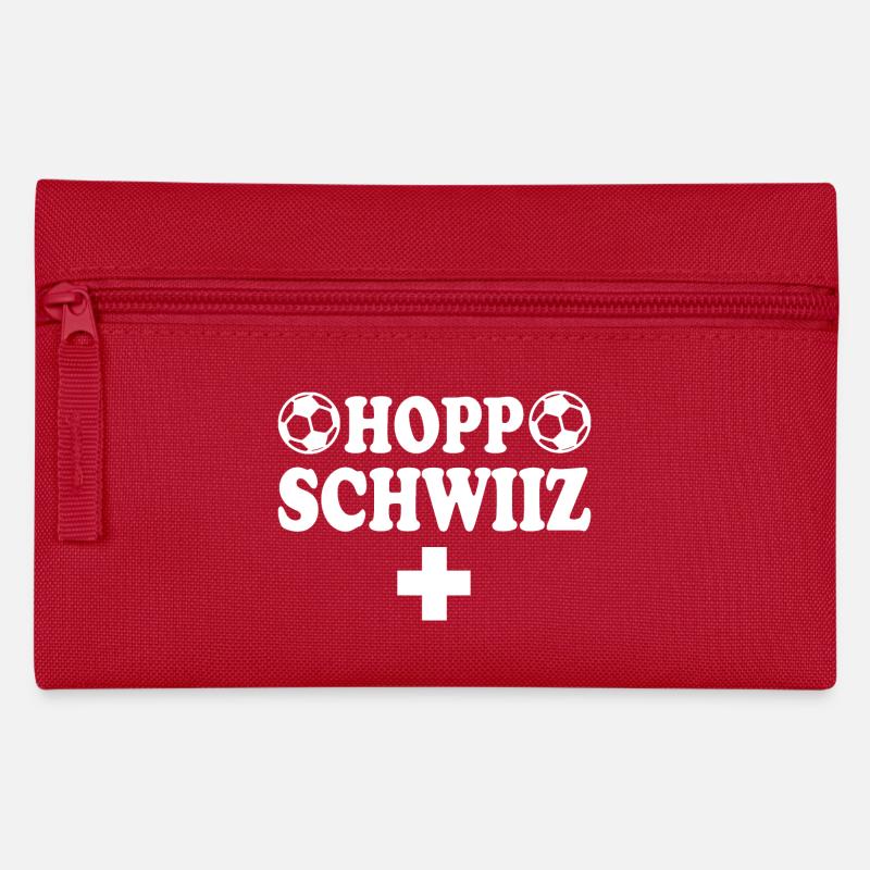 Hopp schwiiz - Federtasche - Rot