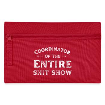 Coordinatrice de l’ensemble du spectacle de merde - Trousse - rouge - Devant