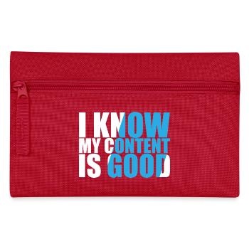 Content Creator Vlogger Online Streamer Influencer - Pencil Case - red - Front