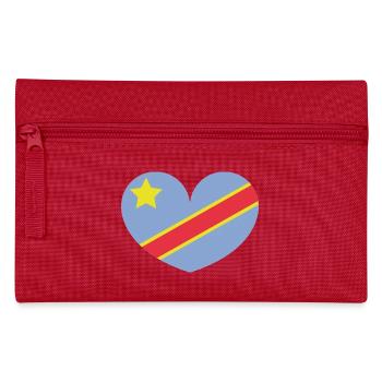 Drapeau du cœur du Congo - Trousse - rouge - Devant