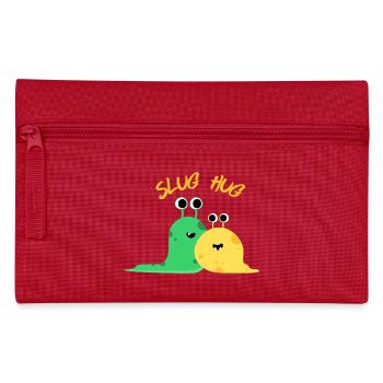 Slug Hug - Pencil Case - red - Front