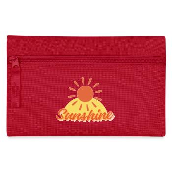 Die Sonne scheint - Federtasche - Rot - Vorne