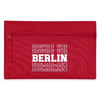 Style typographique berlinois - Trousse - rouge - Devant
