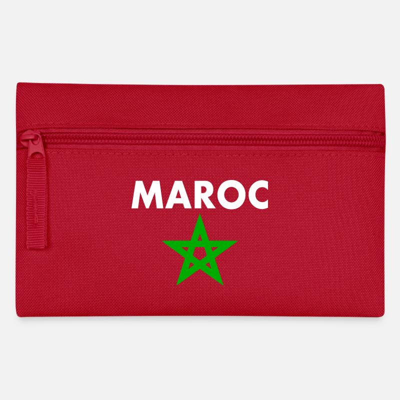 Marokko - Federtasche - Rot