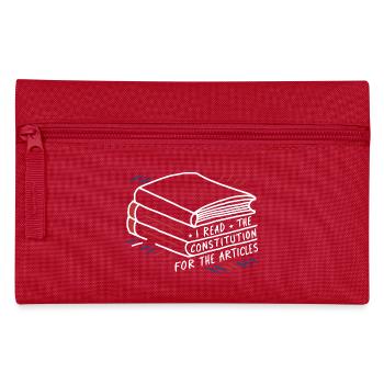 History with humor – For all article readers - Pencil Case - red - Front