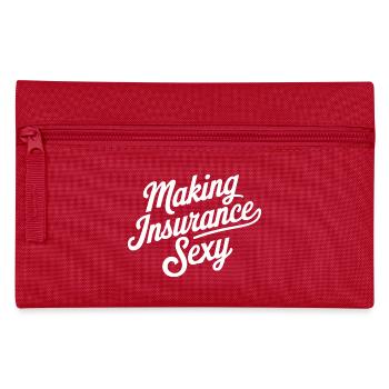 Fresh statement for the insurance world - Pencil Case - red - Front