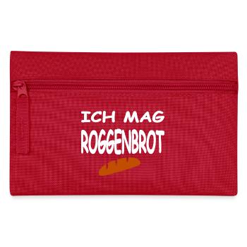 Roggenbrot - Federtasche - Rot - Vorne