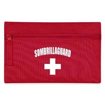 Parasol de garde, sauveteur - Trousse - rouge - Devant