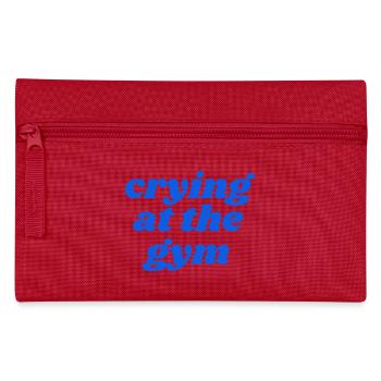 crying at the gym - Federtasche - Rot - Vorne