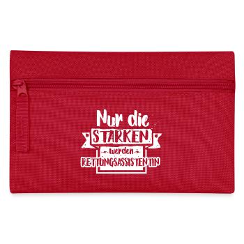 Rettungsassistentin - Federtasche - Rot - Vorne