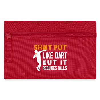 lancer du poids comme les fléchettes mais il nécessite des balles Design - Trousse - rouge - Devant