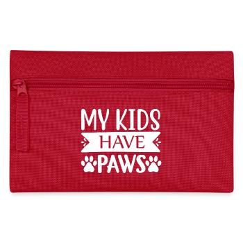 MyKids have Paws - Federtasche - Rot - Vorne
