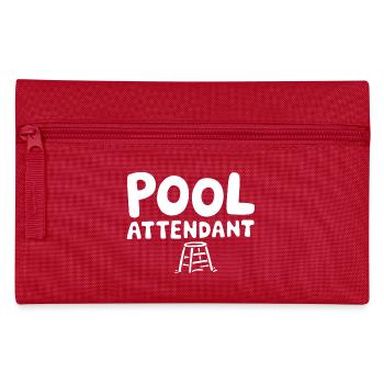 Enjoy pool vibes - Pencil Case - red - Front